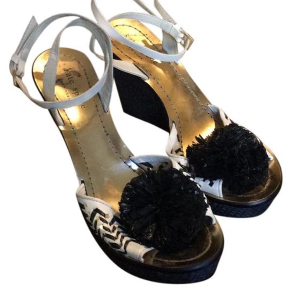 Kate Spade Rafia Wedges